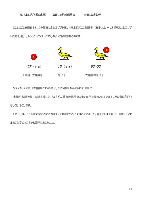 ★,ヒエログリフ