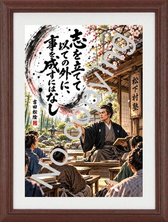 戦国武将の墨絵アート 戦国武将の墨絵アート